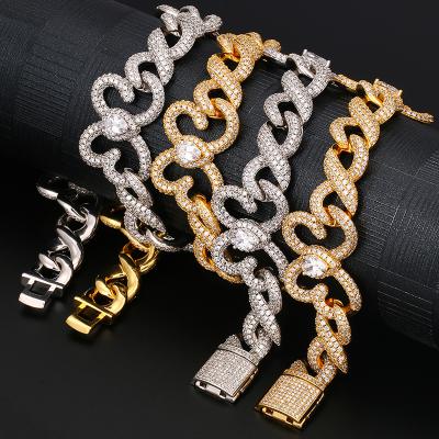 China Wholesale Hot Selling Jewelry Diamond High Quality Cuban Necklace from Hiphop S925 Hip Hop for sale