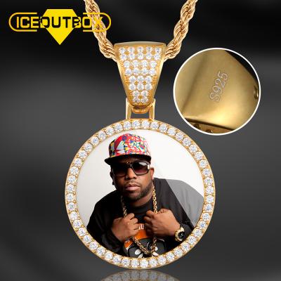 China S925 Hip Hop Pendant Necklace Jewelry Customs Picture Pendant Necklace For Men Women for sale