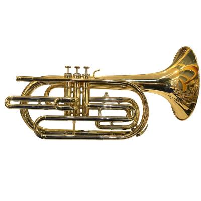 China Gold lacquer marching trombone for sale for sale