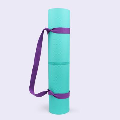 China Wholesale Custom Non-Toxic Multicolor Gradient Yoga Mat Carrying Strap Yoga Mat Strap for sale