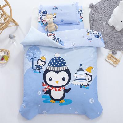 China Anti-static ready to ship new style printing cotton baby bedding set for sale