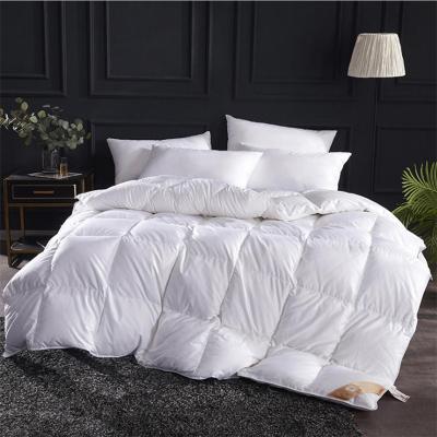 China High Quality 100%cotton 95% Home Warm Salling Goose Down Comforter Winter Duvet for sale