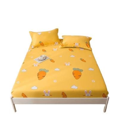 China Wholesale Home Bedding Set Breathable Textile Simplicity Elegant Bed Sheets Fitted Sheet Set for sale