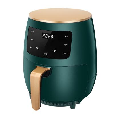 China Healthy Household Green Household Kitchen Appliances 4.5L Plastic Airfryers Air Cooker Fryer for sale