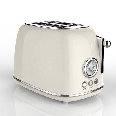 China Easy Operate Auto Pop Up 2 Slice Retro Toaster Mini Toaster Oven Sandwich Bread Intelligent Electric Toaster for sale