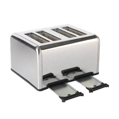 China Easy Operate Electric Toaster 4 Slices Electric Bread Maker Machine Pop Up Toaster for sale