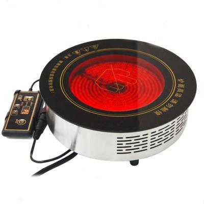 China Portable Commercial Shabu Shabu Induction Cooker Round Induction Stove Household Induction Cooker For Hot Pot for sale