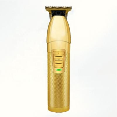 China Professional Household Haircut Machine Gold Color Long Life Durable Auto-Cut Hair Trimmer for sale