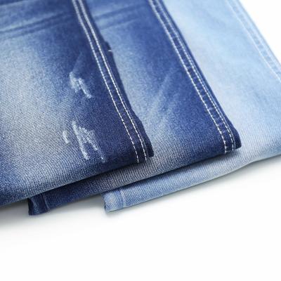 China High Quality Elastic Cotton Denim Fabric Colombia Breathable Polyester Spandex Denim Fabric For Jeans for sale