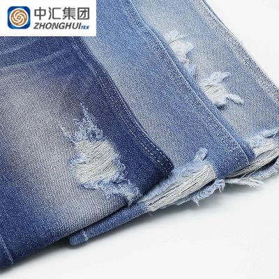 China Breathable Stock Lot Dyed Elastane Selvedge Jean Denim Cotton Fabric For Japanese Shirt for sale