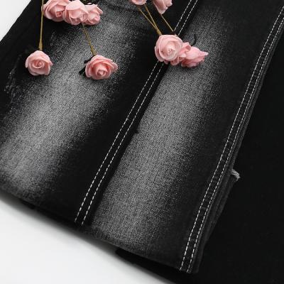 China Black Breathable Twill Jean Fabric Materials Stretch Denim Fabric-Spandex Denim Fabric for sale