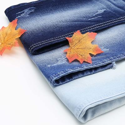 China Breathable 98.5%Cotton 1.5%Spandex Hot Sale Good Stretch Jeans Fabric for sale