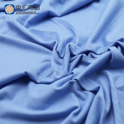 China Antistatic Cheap Price 35% Cotton 65% Polyester 32S TC Plain Knit Jersey Fabric for sale