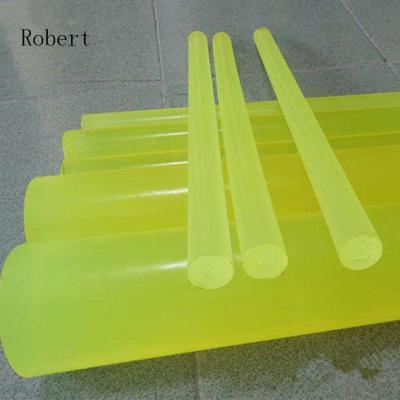 China High Intensity Polyurethane Rubber Products , Polyurethane Rubber Round Bar for sale