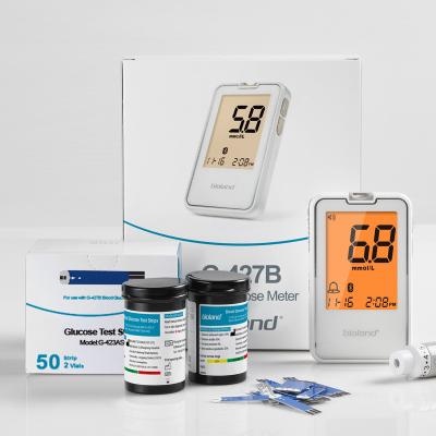 China Blood lipid cholesterol electronic digital blood glucose meter Home blue-tooth blood glucose monitor glucose monitoring system for sale