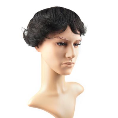 China High Quality Regular Virgin Indian Wig Vendors Wholesale Unprocessed Short Wave Color Brazilian Black Boy Cut Wigs For Men for sale