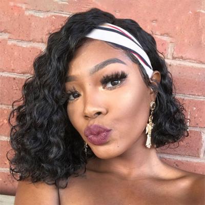 China Virgin Hair Lace Wigs Wholesale Swiss Headband Wigs With Curly Curly Headband Wig Headband Hair Afro Wig Accessories Headband for sale