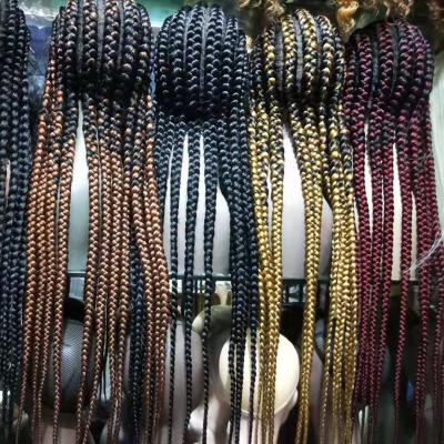 China High Quality Black African American Pixie Hair 180 Density Braid Beauty Wave Lace Wigs Cheapest Long Straight Synthetic Hair Wigs for sale