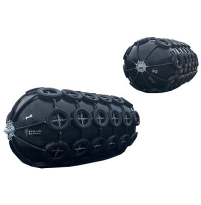 China Marine Anchor Durable Pneumatic Rubber Fender With Tire And Chain For Marine Ships And Boats for sale