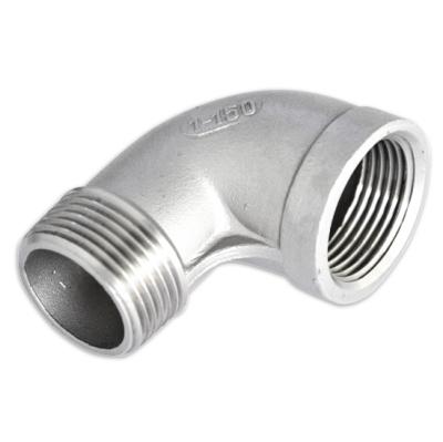 China Pipe Fittings Precision Casting 90 Degree Inside And Outside Teeth Stainless Steel Elbow for sale