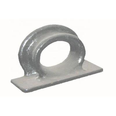 China Marine Deck Bulwark and Chock Factory Supplied DIN 81915 Type Steel Casting Marine Deck Chocks for Ships and Boats for sale