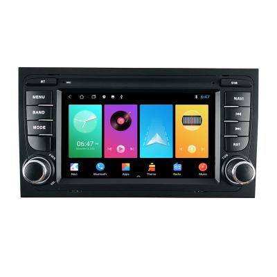 China 7inch 2din GPS Radio Stereo GPS Navigation Android11 ​​Car Multimedia Player BT Wifi DSP Carplay 8+128GB For Audi A4 2002-2007 S4 RS4 for sale