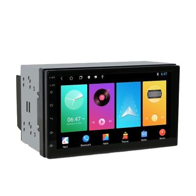 China Android11 ​​7 Universal GPS 2.5D SCREEN 2DIN 4core 16GB 32GB Car Video Stereo with GPS AUTO RDS FM BT WiFi USB Carplay for sale