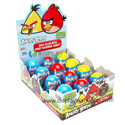 China Angry Birds Candy Cardboard Counter Display Boxes for sale