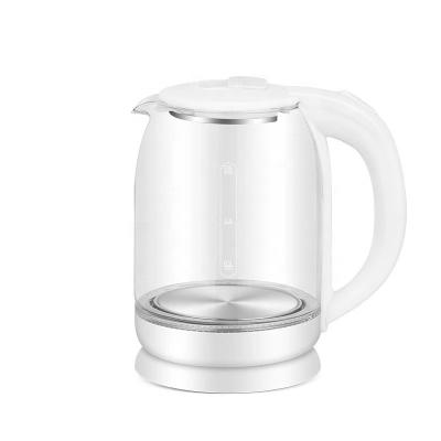 China 360 Base 1.8L Degree Water Boiler Cordless Portable Teapot Kettle Glass Electric Tea Kettle for sale