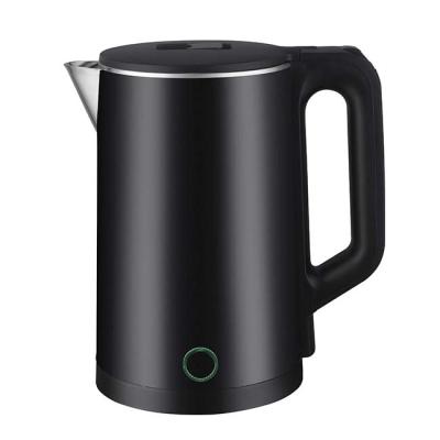 China 360 Degree Rotation Base Manufactured Small Home Appliances Good Quality Factory Water Pot Electric Kettle Boiling Automatic Power Off The Kitchen Black for sale