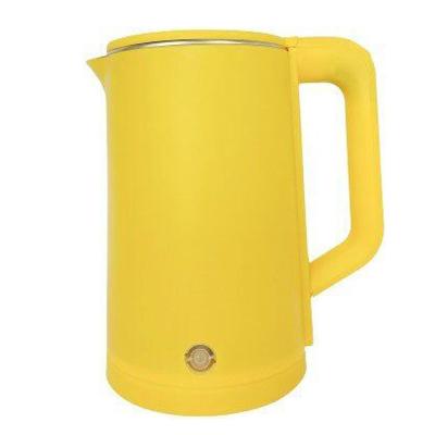 China 360 Degree Rotation Double Base Wall Kettle Home Appliances Jug Teapot Jug 2.0L Factory Wholesale Yellow Water Kettles 110V Good for sale