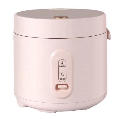 China Hotel QT-SM06 Mini Circle People 1-2 Portable Electric Rice Cooker 110V 220V 400W 1.0L 2.0L With Non Stick Inner Pot for sale