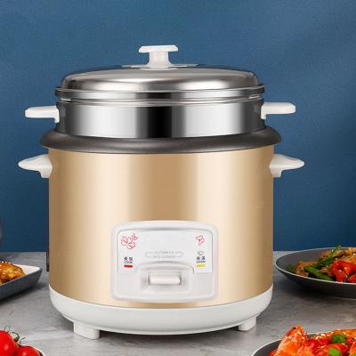 China Kitchenware 1.5L 1.8L 2.8L SS Outdoor Tinplate Body Automatic Keep Hot Cylinder Electric Rice Cooker with Aluminum Steamer for sale