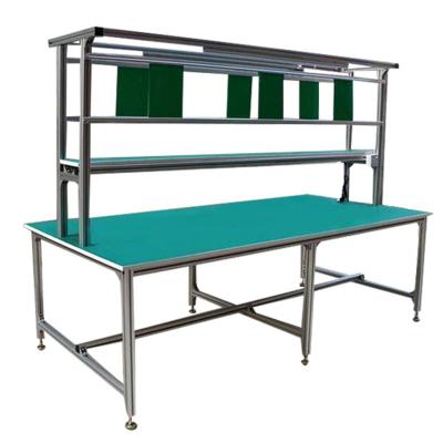 China Building Material Shops Customized Electronic Assembly Line Belt Conveyor Workbench Production Line Led Energy Saving Lamps For Lamps for sale