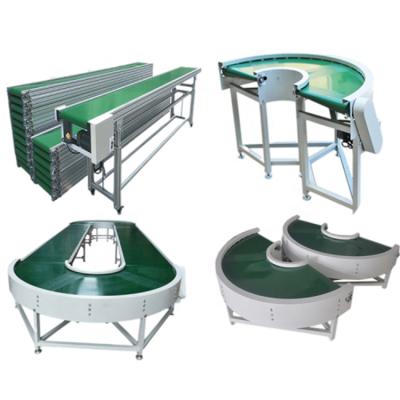 China China factory high quality heat resistant curved belt conveyor 90 degree and 180 degree rotation belt conveyor for sale