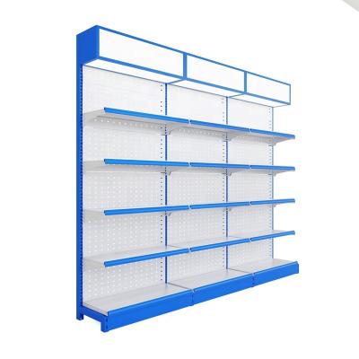 China Factory price single sided display rackspharmacu shelves gondola medicine display stand for sale