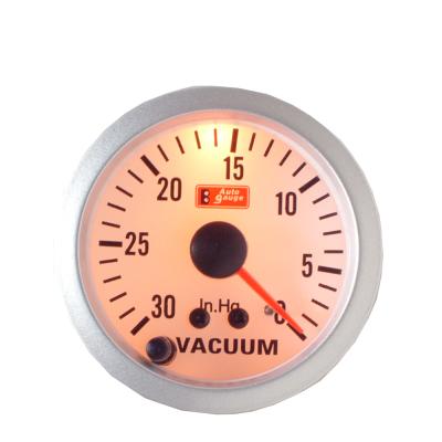 China 40 Mm Clear Plastic Lens INHG Car Auto Vacuum Gauge for sale