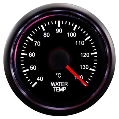 China 52mm 12V A Series For Automobile White And Amber LED Display Electric Water Temperature Gauge 52mm for sale