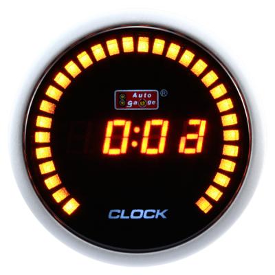 China Newest Digital Time Window MIT Design To Pack Auto Metering Amber Led Digital Display Clock Electric Clock For Car for sale