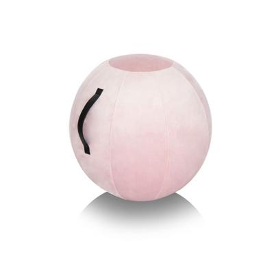 China Non-Slip Customize Velvet Material Indoor Dance Fitness Yoga Ball for sale