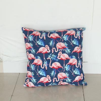 China Memory Customize Exquisite Flamingo Pattern Car Cushion for sale