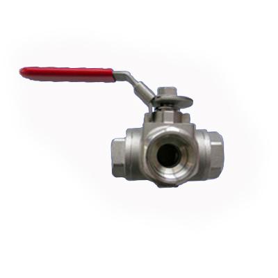 China General Stainless Steel 3 Way Ball Valve Custom Valve Body for sale