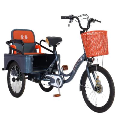 China 2022 Factory Wholesale New Arrival Aluminum Alloy Retro Three Wheel Adult White Tricycles Black Electric Bikes for sale