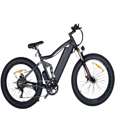 China New Design 350W 2022 New Design OEM 26 Inch Aluminum Alloy FAT TIRE 7 SPEED Electric Snow Bike Long Range Electric Bicycle for sale