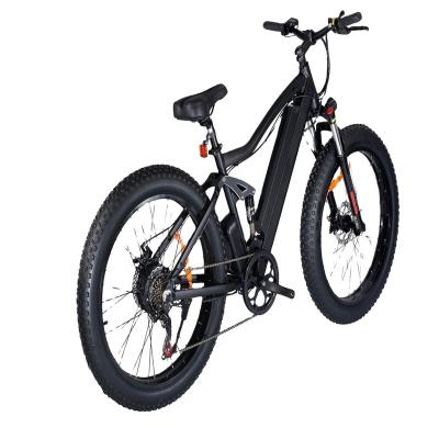 China New Design 750W 2022 OEM 26 Inch Wholesale Aluminum Alloy FAT TIRE 7 SPEED New Design Electric Snow Bike Long Range Electric Bicycle for sale