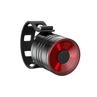 China Fashionable Bicycle Decoration Most Powerful Rear Light Aluminum Alloy Night Light Cycling Waterproof Bike Led Headlight Tail Light for sale