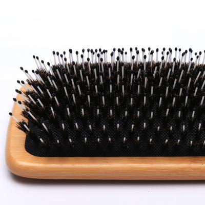 China Cushion hot bamboo and comb environmental protection bamboo biodegradable hair brush for sale