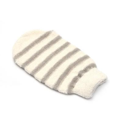 China EXFOLIATE Wholesale Spa Glove Exfoliating Exfoliating Pet PP Towel Tissue Bath Silk Gloves for sale