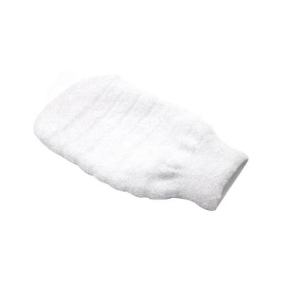 China All Natural Natural Exfoliating Wash Cloth Scrubber Glove Spa Bath Mitt For Shower for sale