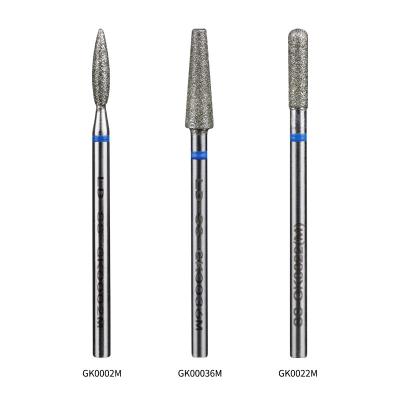 China Original Factory Produced Carbide Round Diamond Nail Drill Bit Russia Shaped Burrs for Manicures and Pedicures for sale